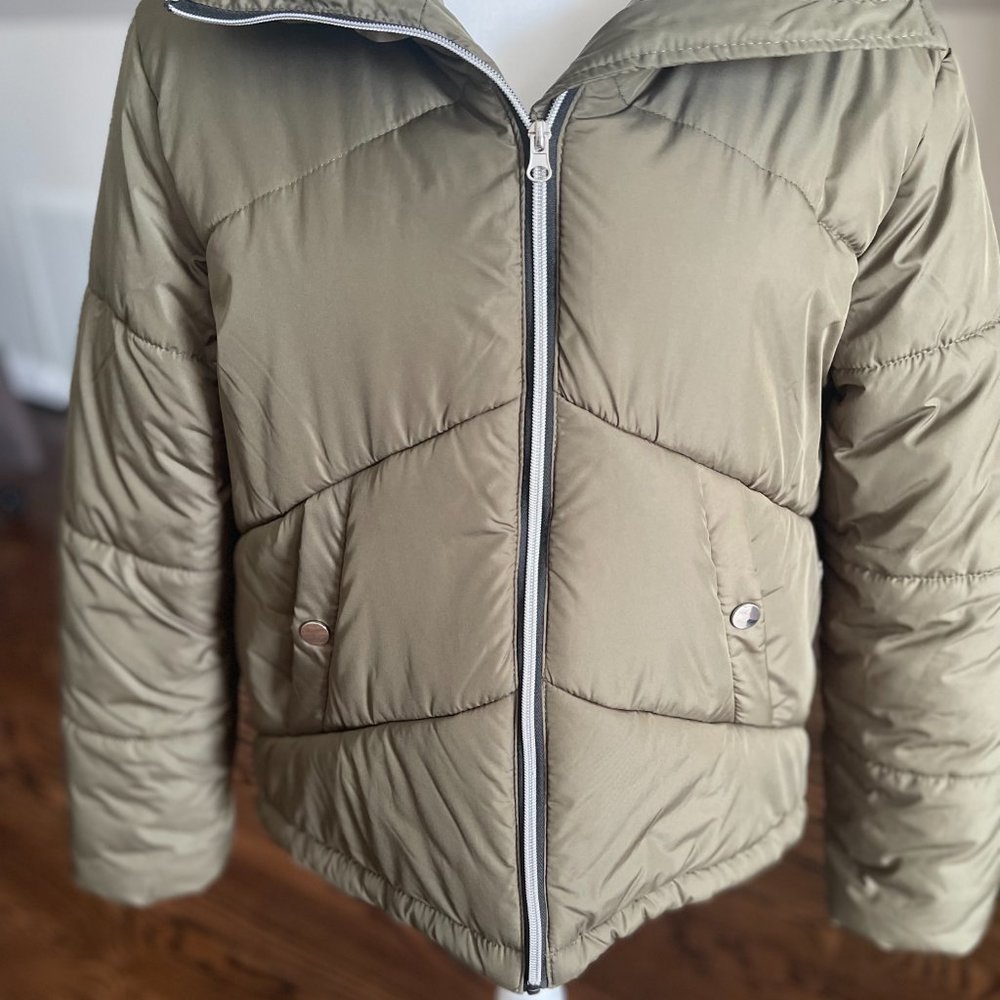 Me Jane green puffer jacket, size L